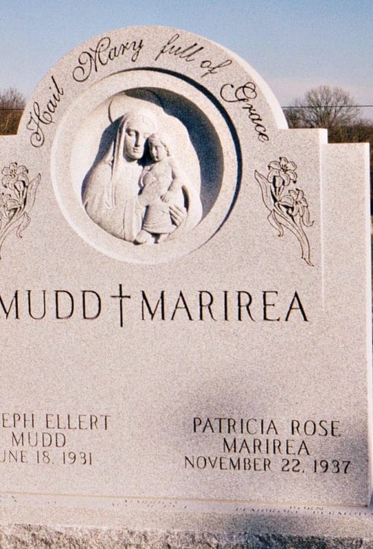 Sculpture and Statuary Granite Blessed Mother and Child